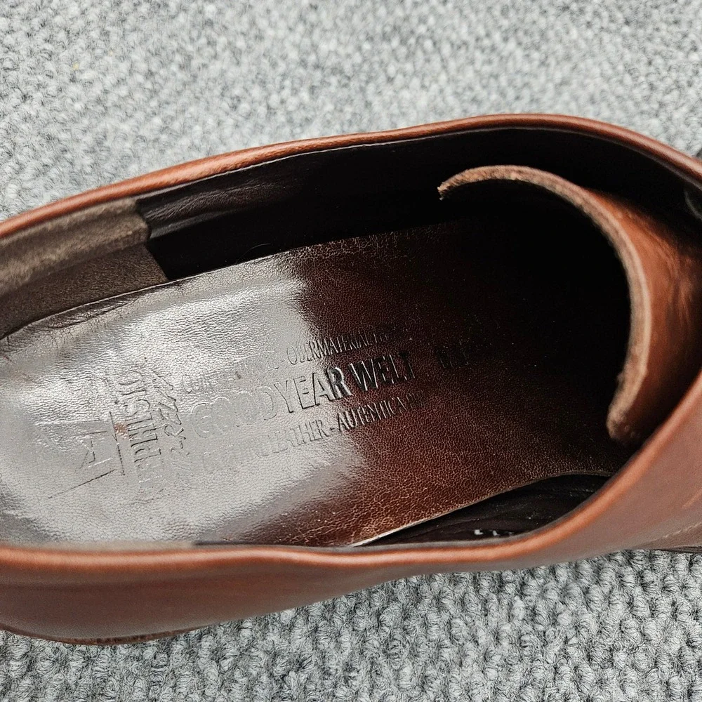 Mephisto Goodyear Welt (Men's Size 13) Brown Leather Derby Shoes Split Toe Dress